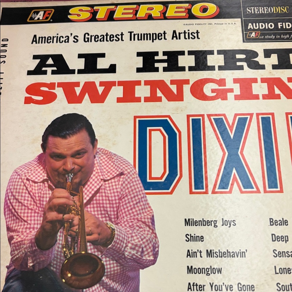 Al Hirt Swingin' Dixie Vinyl Record